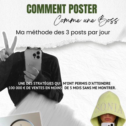 COMMENT POSTER Comme une Boss